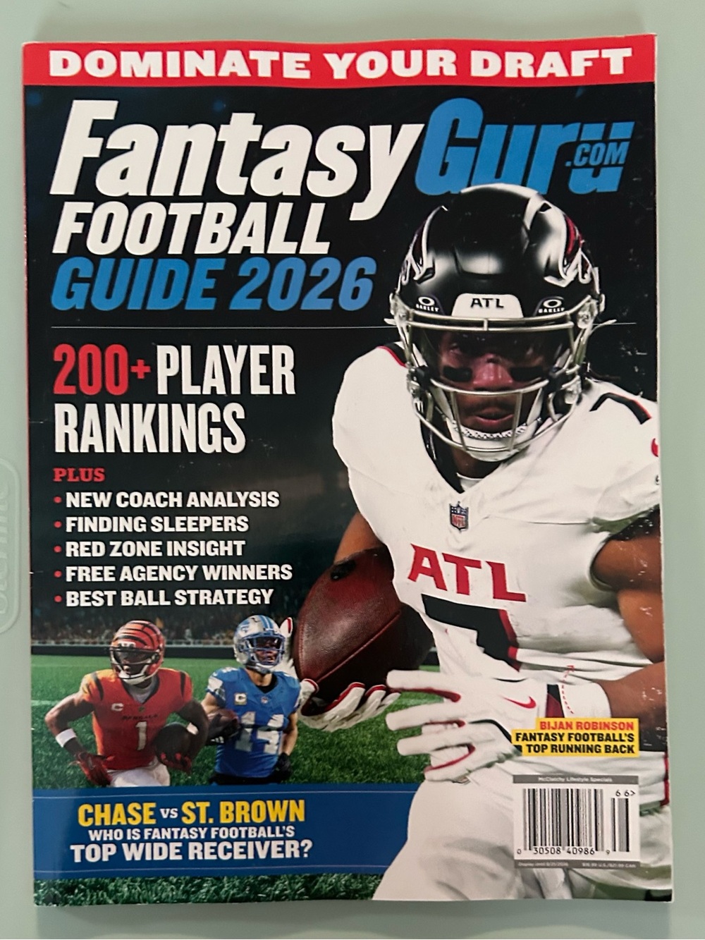 Fantasy Football Guru Guide 2026 -200 Player Rankings